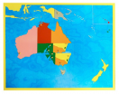 Карта Австралии (пазлы) - Группа компаний Свежий Ветер