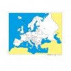 Контурная карта Европы- государства - Группа компаний Свежий Ветер