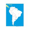 Контурная карта Южной Америки - Группа компаний Свежий Ветер