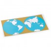 Контурная карта континентов (без названий) - Группа компаний Свежий Ветер