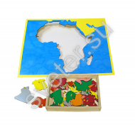 Карта Африки (пазлы) сквозная - Группа компаний Свежий Ветер