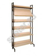 Шкаф-стеллаж комбинированный 1 наклонная и 5 горизонтальных полок - Группа компаний Свежий Ветер