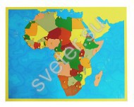 Карта Африки (пазлы) - Группа компаний Свежий Ветер