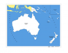 Контурная карта Океании - Группа компаний Свежий Ветер