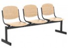 Блок стульев 3-местный, не откидывающиеся сиденья - Группа компаний Свежий Ветер