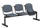 Блок стульев 3-местный, откидывающиеся сиденья, мягкий, лекционный - Группа компаний Свежий Ветер
