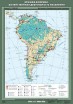 Учебн. карта "Южная Америка. Хозяйственная деятельность населения"  - Группа компаний Свежий Ветер
