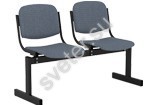 Блок стульев 2-местный, не откидывающиеся сиденья, мягкий - Группа компаний Свежий Ветер