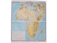Учебная карта "Африка" (физическая)  - Группа компаний Свежий Ветер