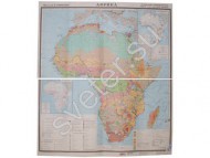 Учебная карта "Африка"(социально-экономическая)  - Группа компаний Свежий Ветер