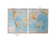 Учебная карта "Карта мира" (физическая) - Группа компаний Свежий Ветер