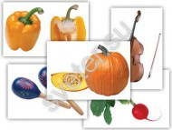 Набор предметных картинок "Овощи. Музыкальные инструменты"  - Группа компаний Свежий Ветер
