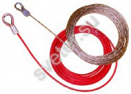 Трос для волейбольной сетки 5,0 мм металл в оплетке 15м красный - Группа компаний Свежий Ветер