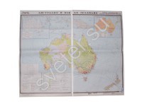 Учебная карта "Австралия и Новая Зеландия" (экономическая) - Группа компаний Свежий Ветер